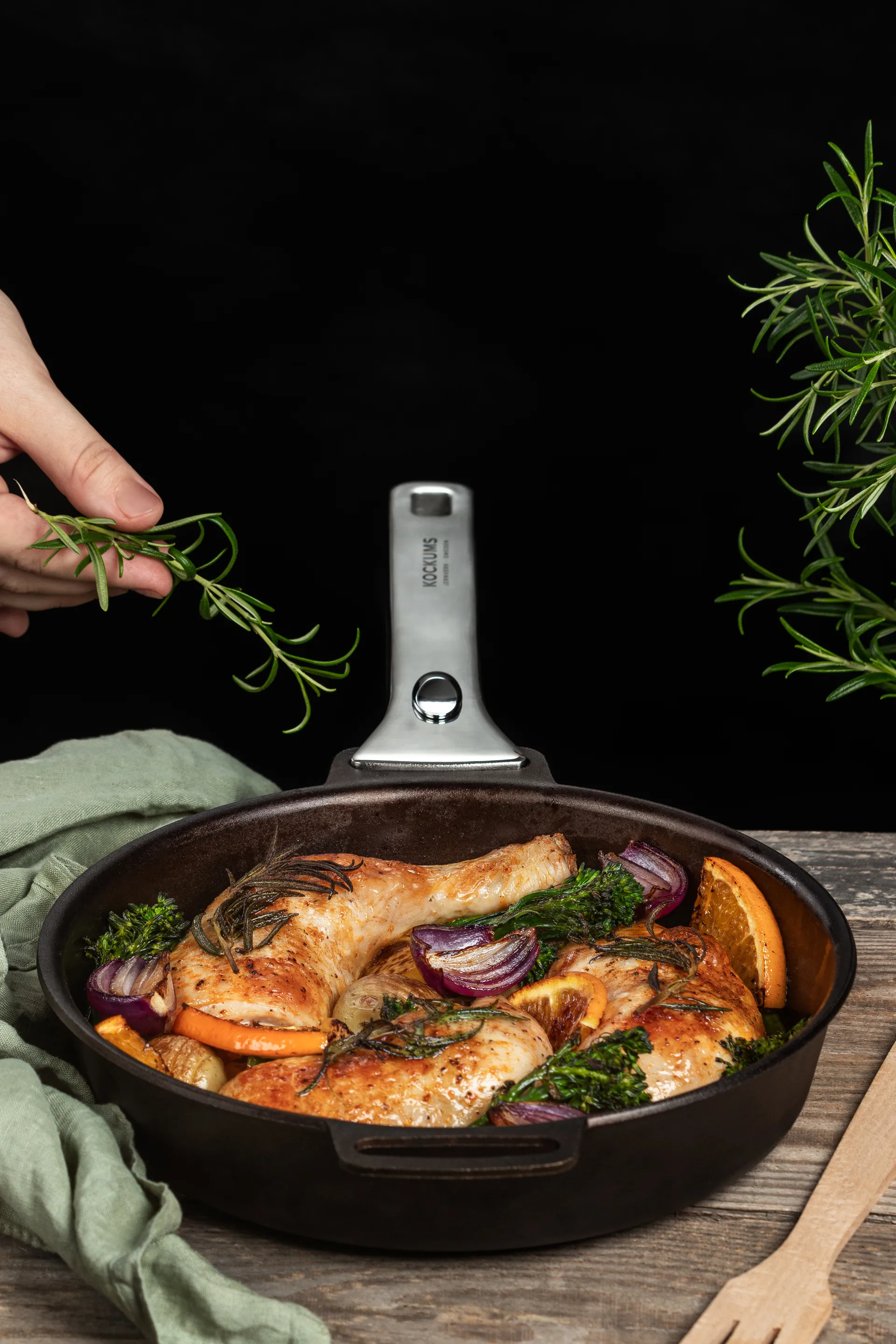 Asa para sartén/molde de tarta Kockums Jernverk, Acero inoxidable Kockums Jernverk