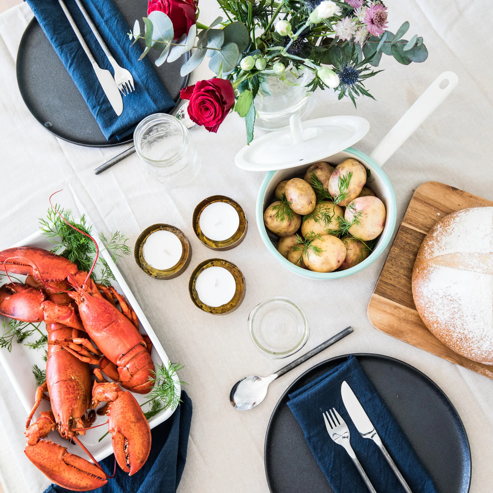 Cacerola Kockums con asa alargada 2,3 l, Cream Lux (beige) Kockums Jernverk