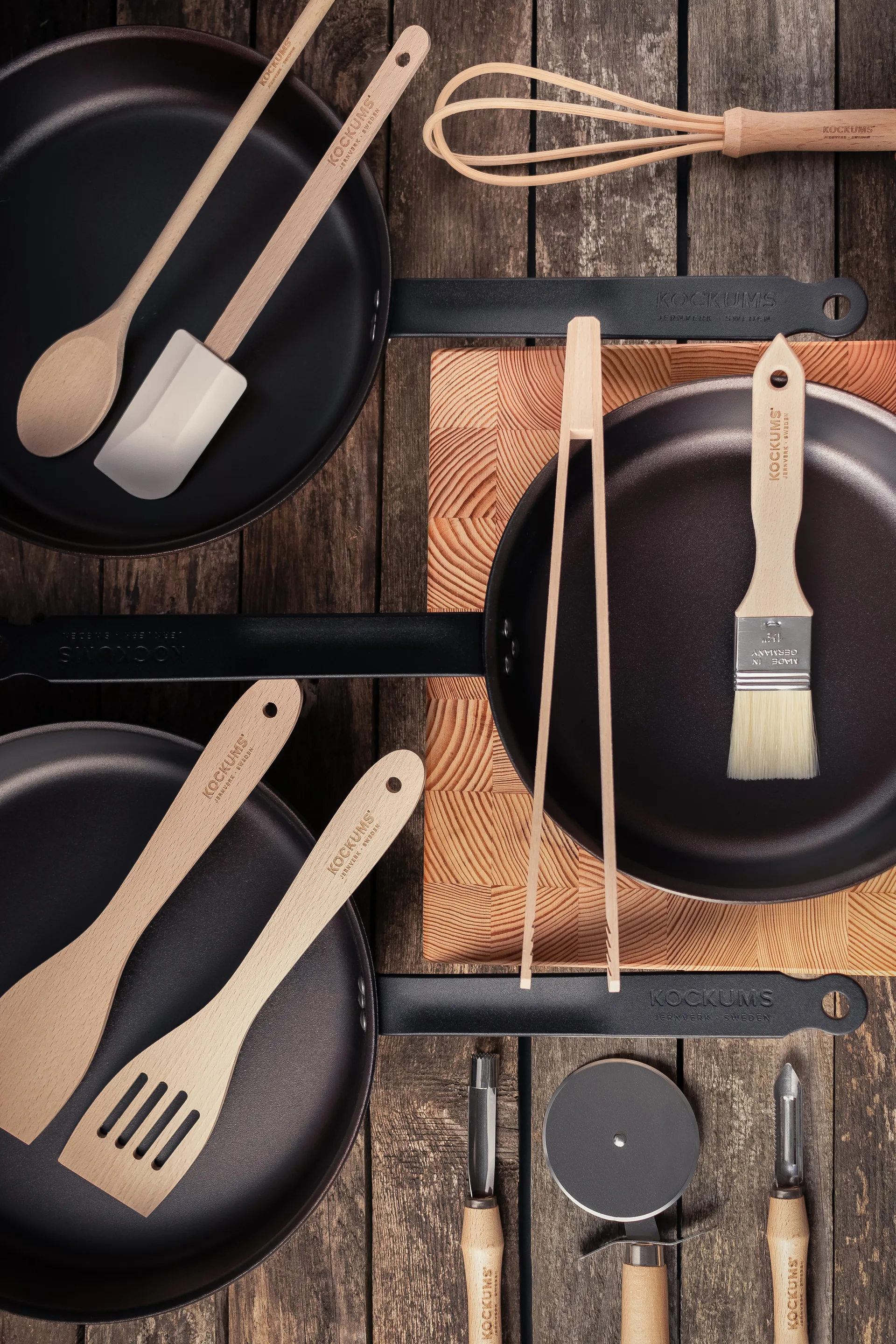 Espátula con agujeros Kockums 30 cm, haya Kockums Jernverk