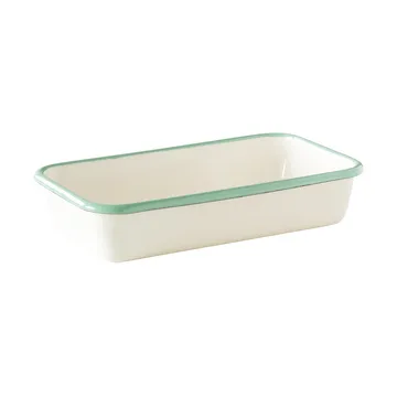 Fuente para horno Kockums  - Cream lux-verde, 23 x 13,5 cm - Kockums Jernverk