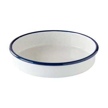Fuente para horno Kockums  - Kockums white-azul, redonda, Ø24 cm - Kockums Jernverk