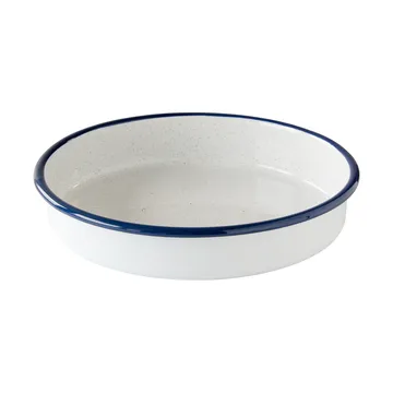 Fuente para horno Kockums  - Kockums white-azul, redonda, Ø28 cm - Kockums Jernverk