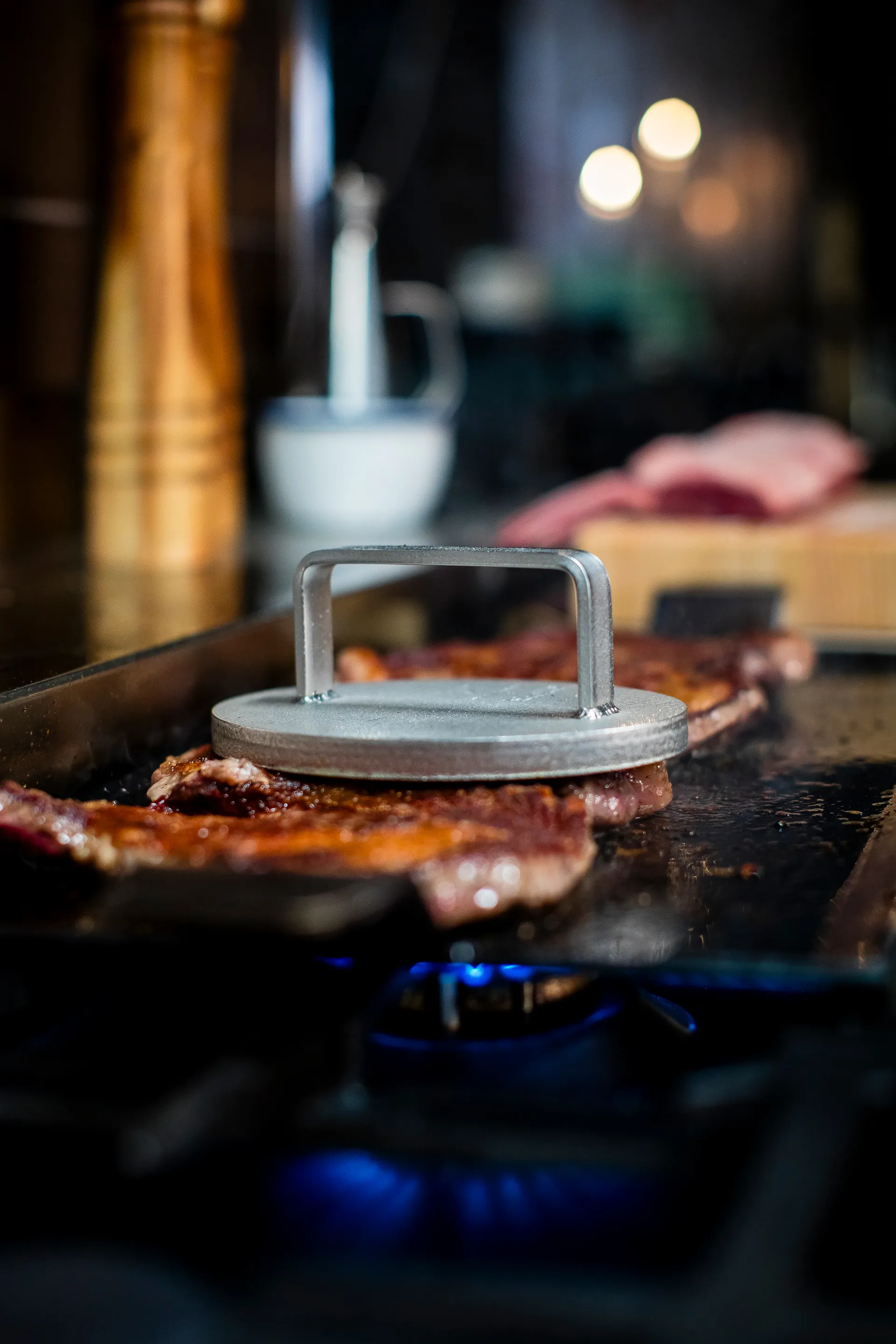 Prensa para parrilla Kockums, Acero inoxidable, 16 x 12 cm Kockums Jernverk