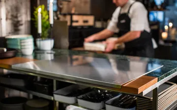 Tabla de repostería Kockums de acero inoxidable - 80x60 cm - Kockums Jernverk