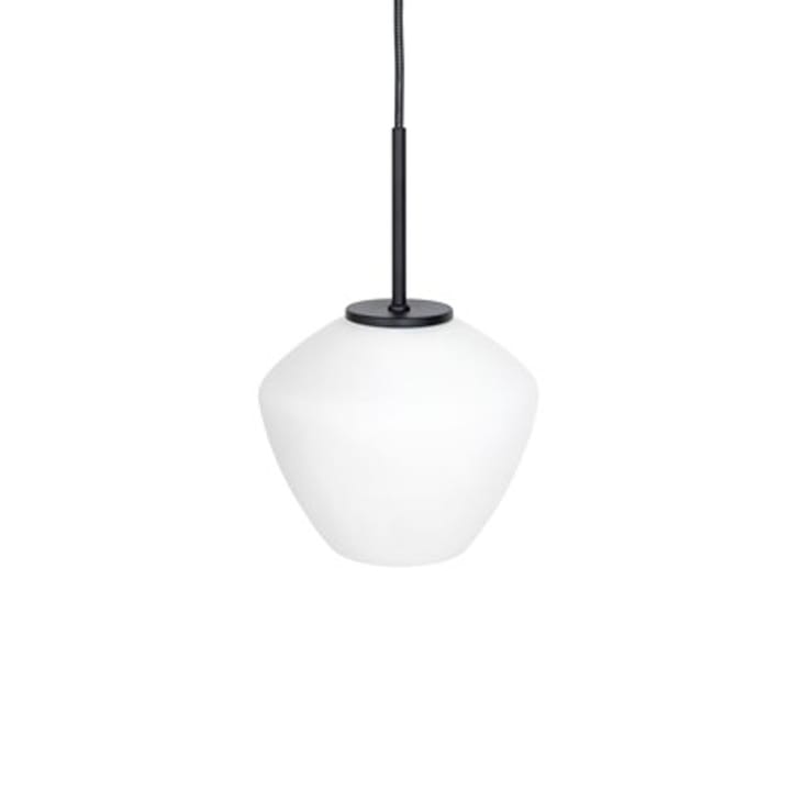 Lámpara colgante DK 1 luz - Negro/opal - Konsthantverk