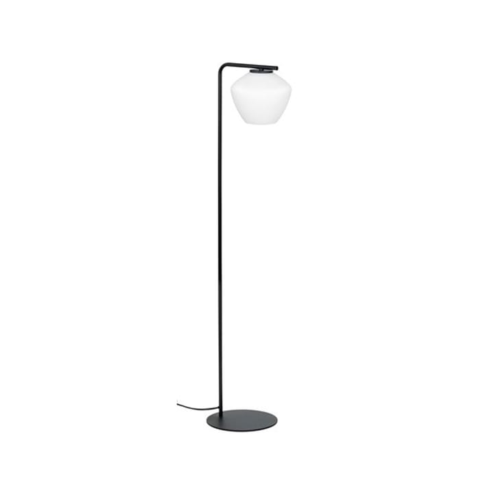 Lámpara de pie DK - Negro/opal - Konsthantverk