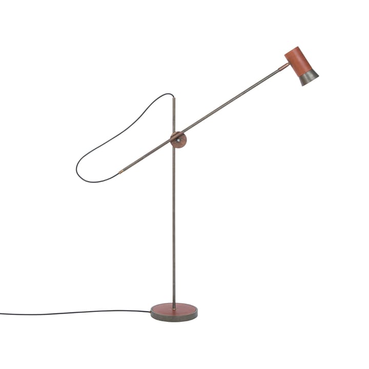 Lámpara de pie Kusk - Óxido de hierro/cuero - Konsthantverk