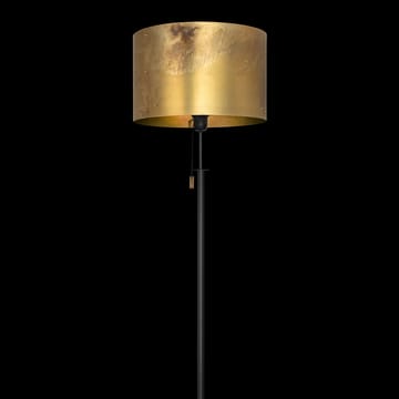 Lámpara de pie Svep - Negro/latón crudo - Konsthantverk