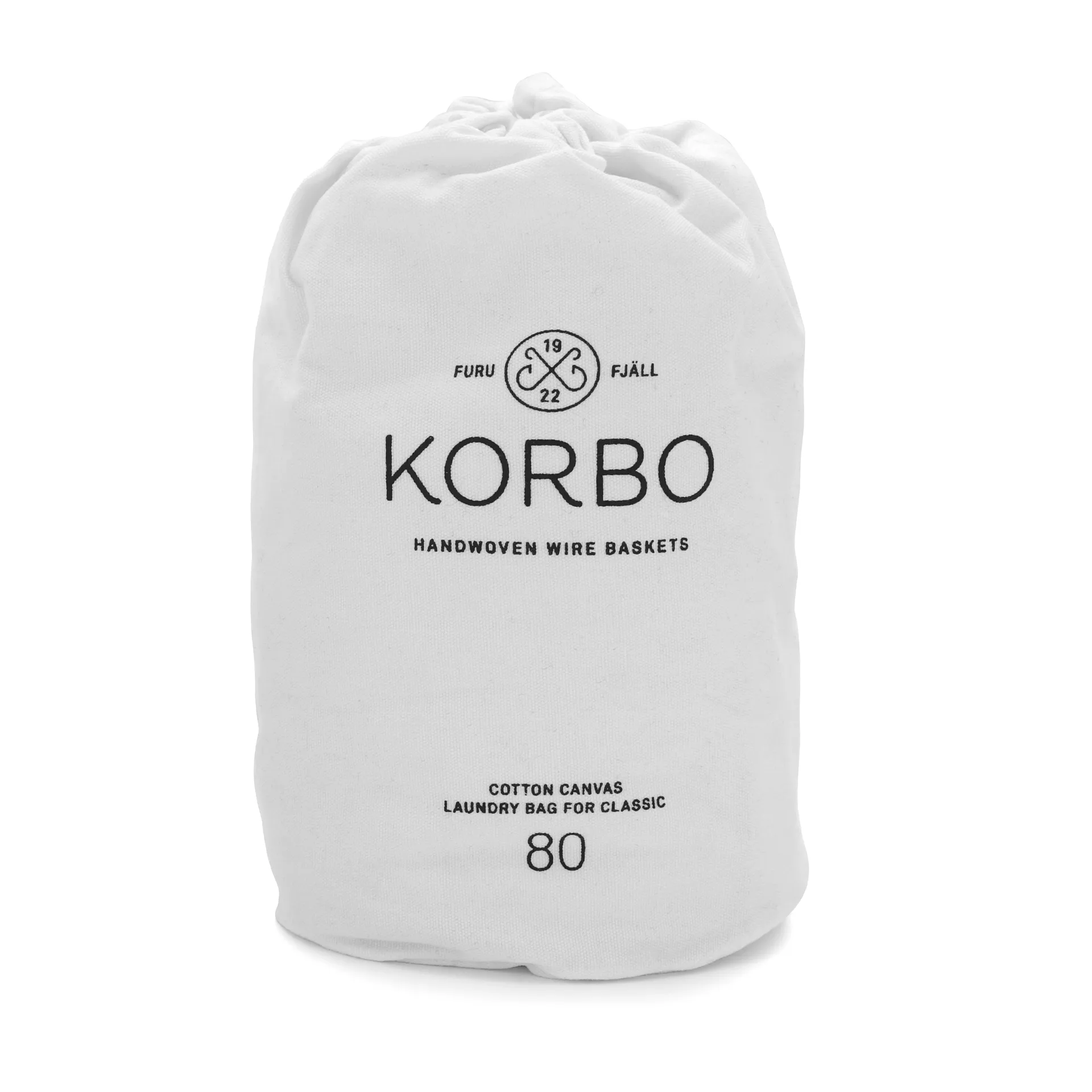 Bolsa ropa sucia Korbo, blanco 80 L KORBO