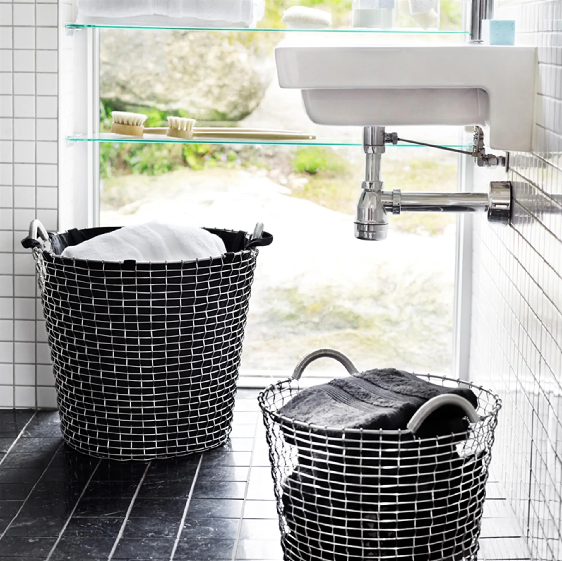 Bolsa ropa sucia Korbo, negro 65 L KORBO