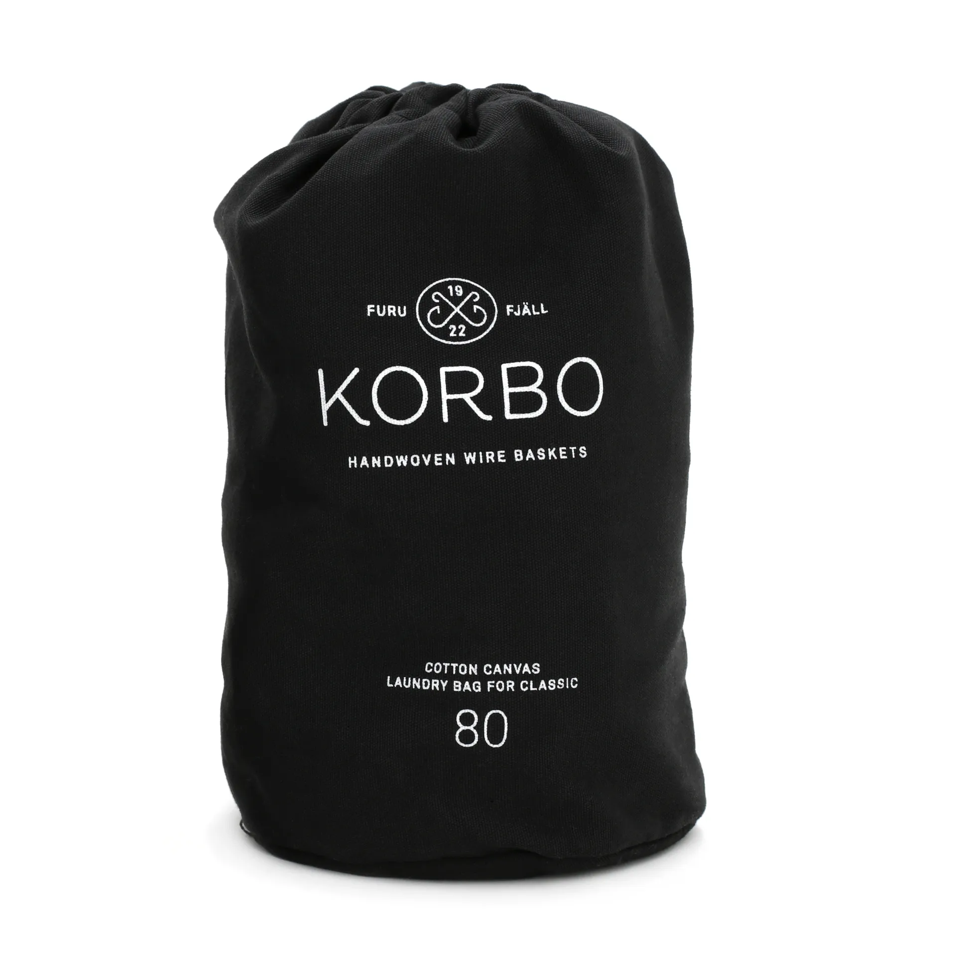 Bolsa ropa sucia Korbo, negro 80 L KORBO
