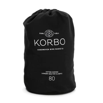 Bolsa ropa sucia Korbo - negro 80 L - KORBO