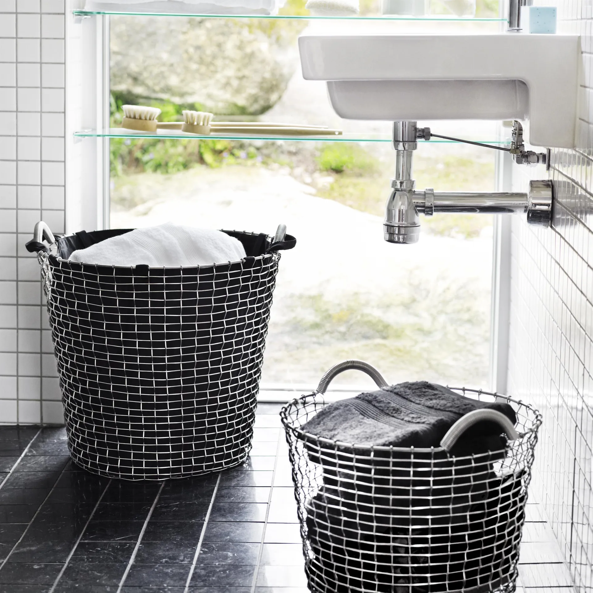 Cesta de alambre Korbo Classic 65, acero galvanizado KORBO