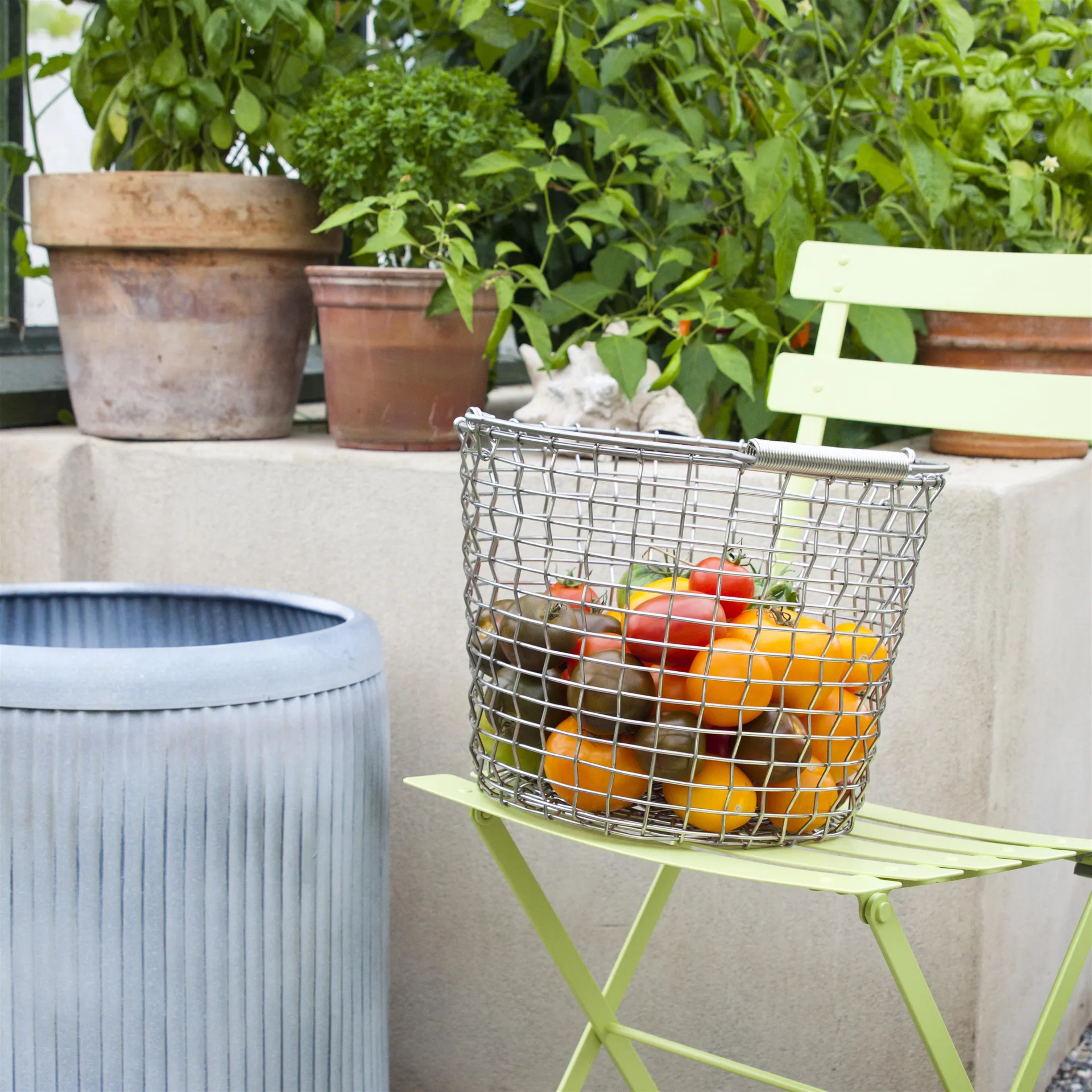 Cesta Korbo Bucket 16, acero resistente a los ácidos KORBO