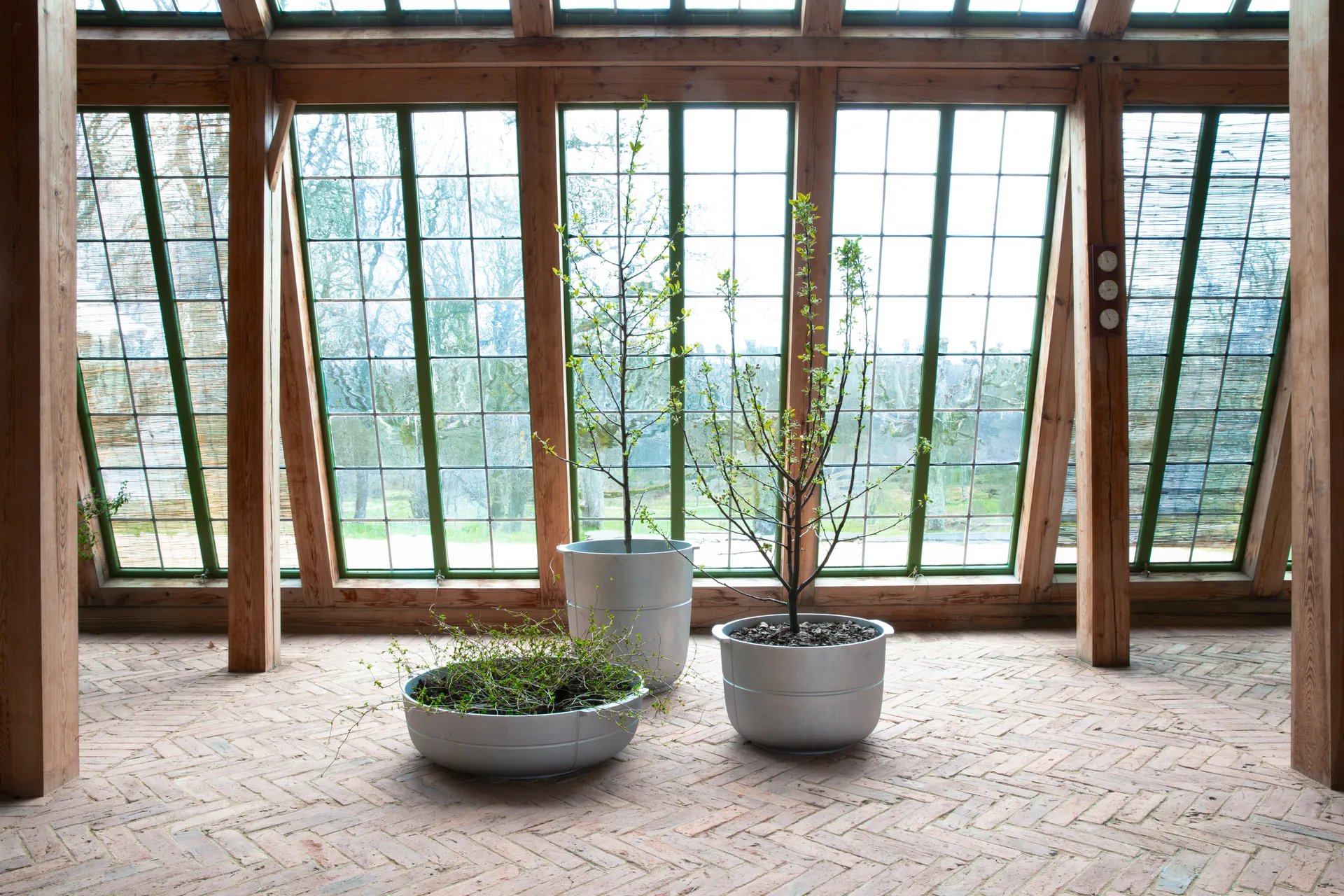 Maceta Linea nr 2 media, Aluminio KORBO