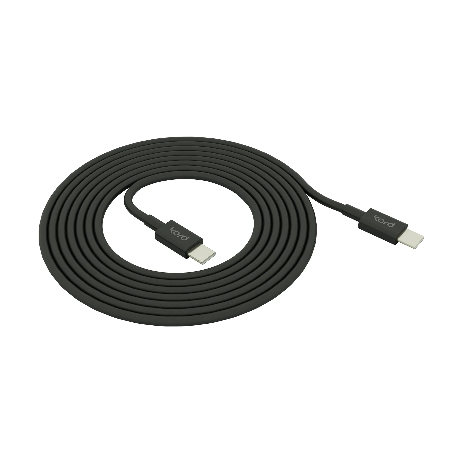 Cable de cargar Kord USB-C a USB-C 1,8 m, Black Kord