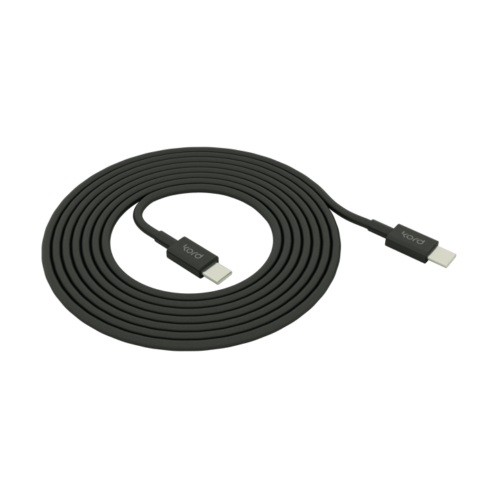 Cable de cargar Kord USB-C a USB-C 1,8 m - Black - Kord