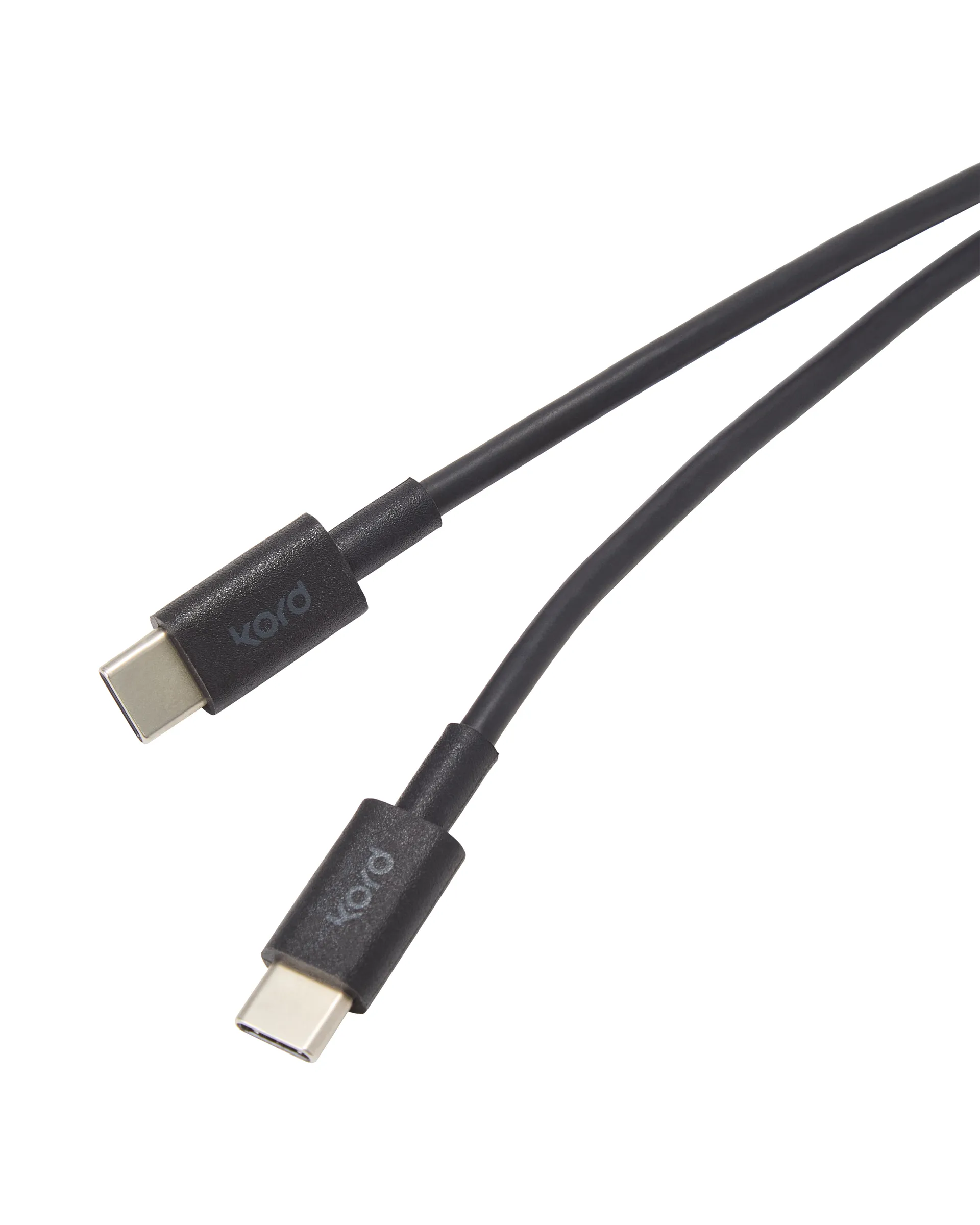 Cable de cargar Kord USB-C a USB-C 1,8 m, Black Kord