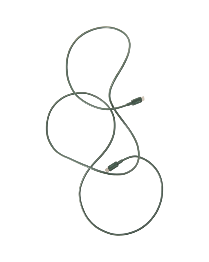 Cable de cargar Kord USB-C a USB-C 1,8 m, Dark Green Kord