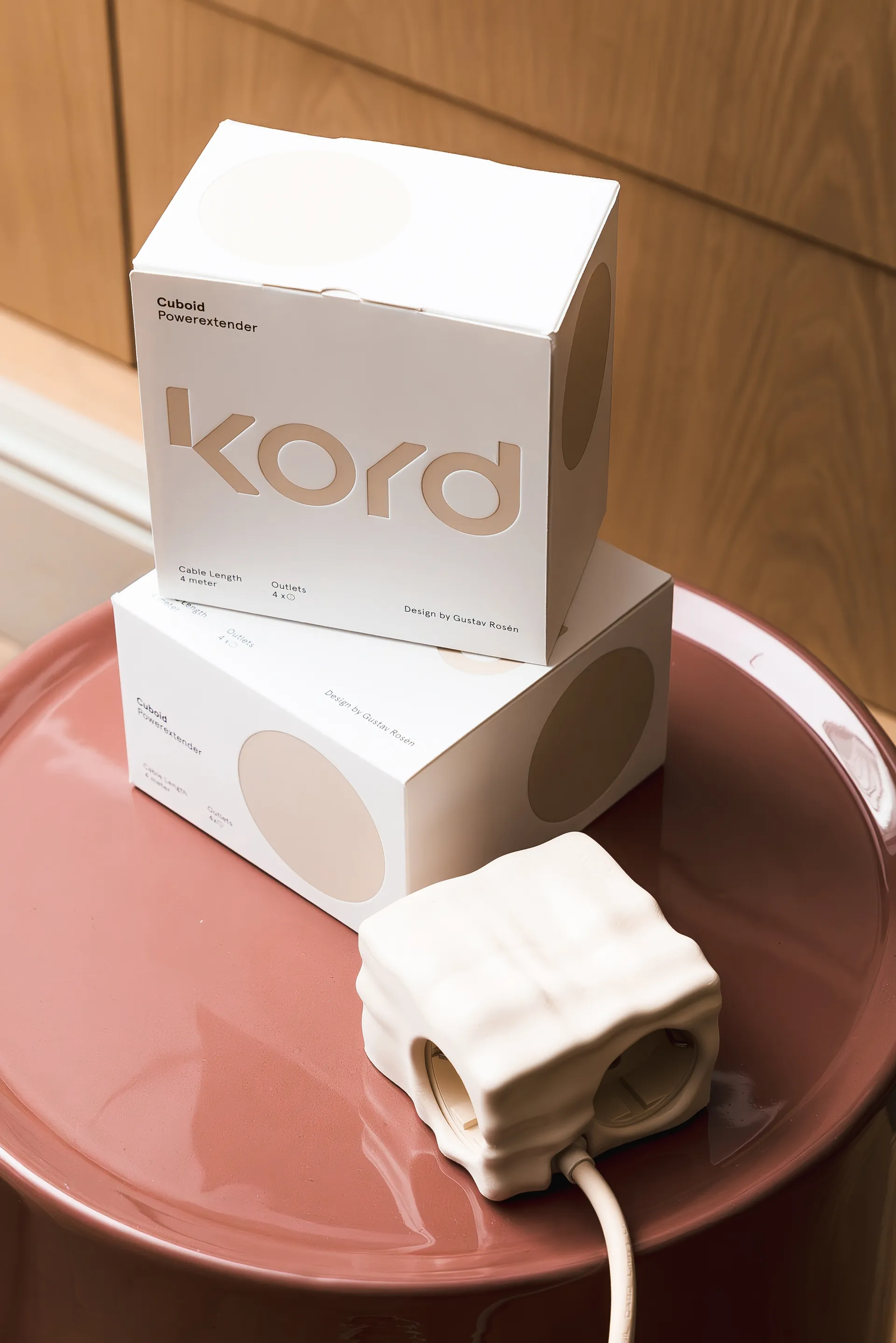 Carcasa Cumulus+ para regleta Cuboid+, Beige Kord