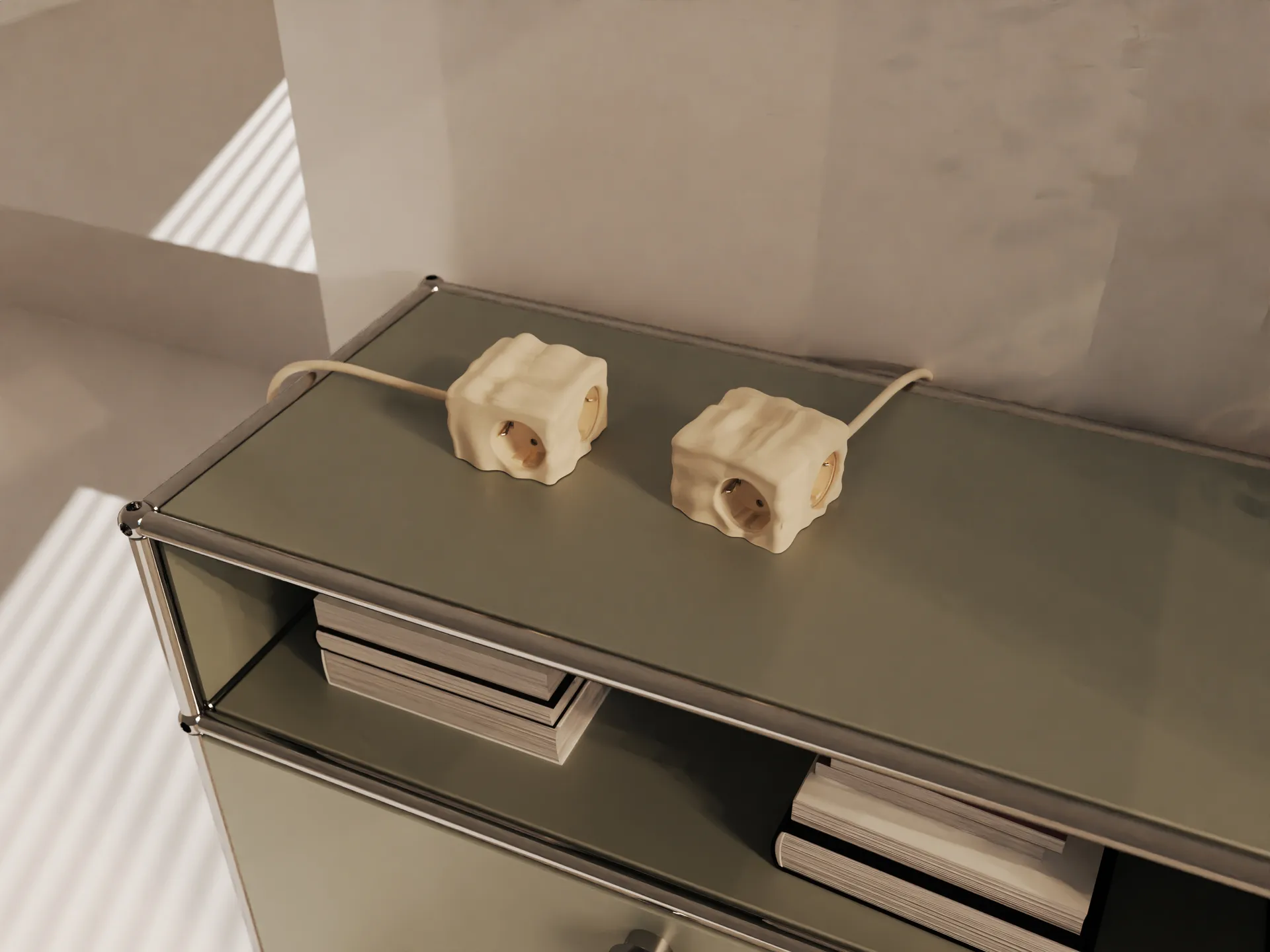 Carcasa Cumulus+ para regleta Cuboid+, Beige Kord