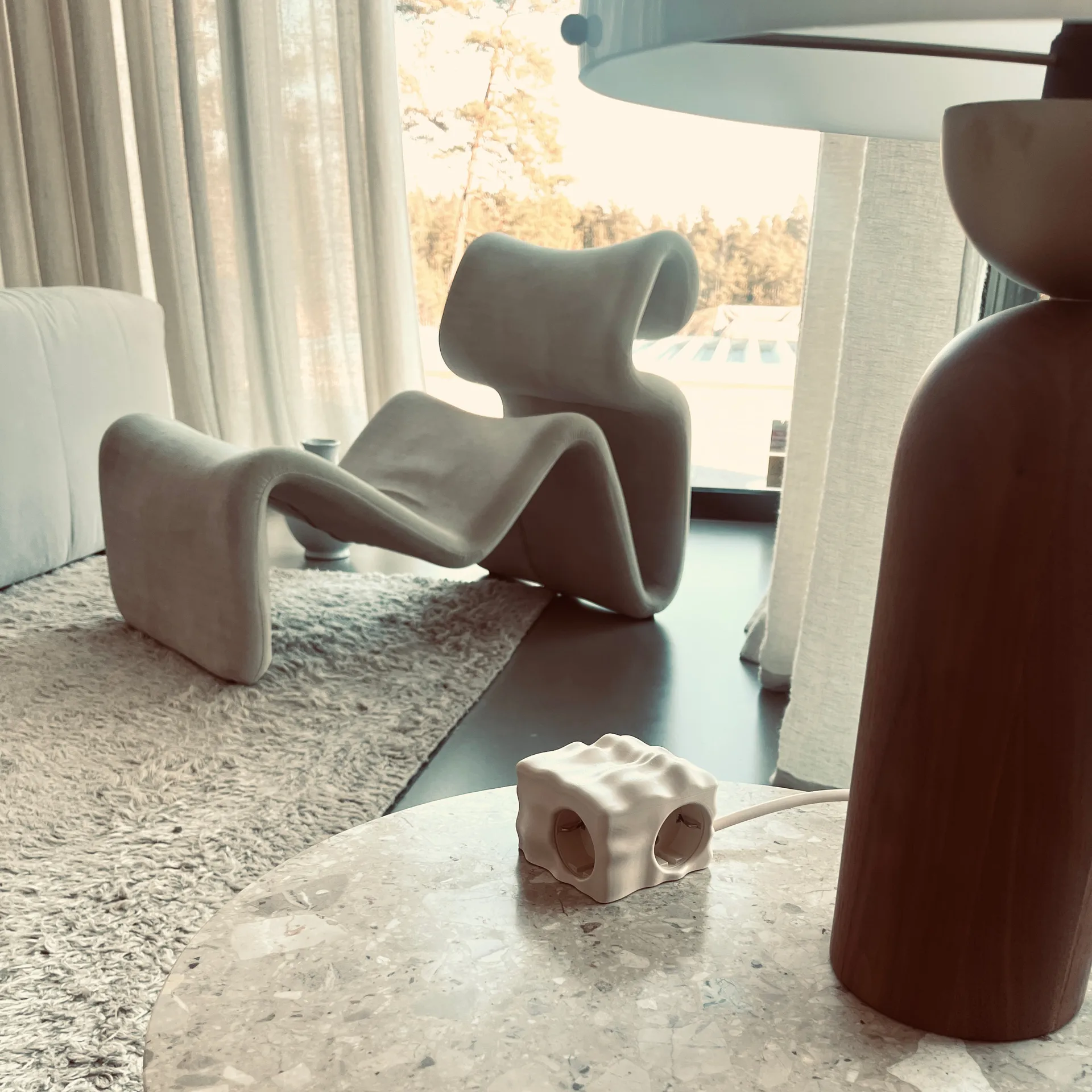 Carcasa Cumulus+ para regleta Cuboid+, Beige Kord