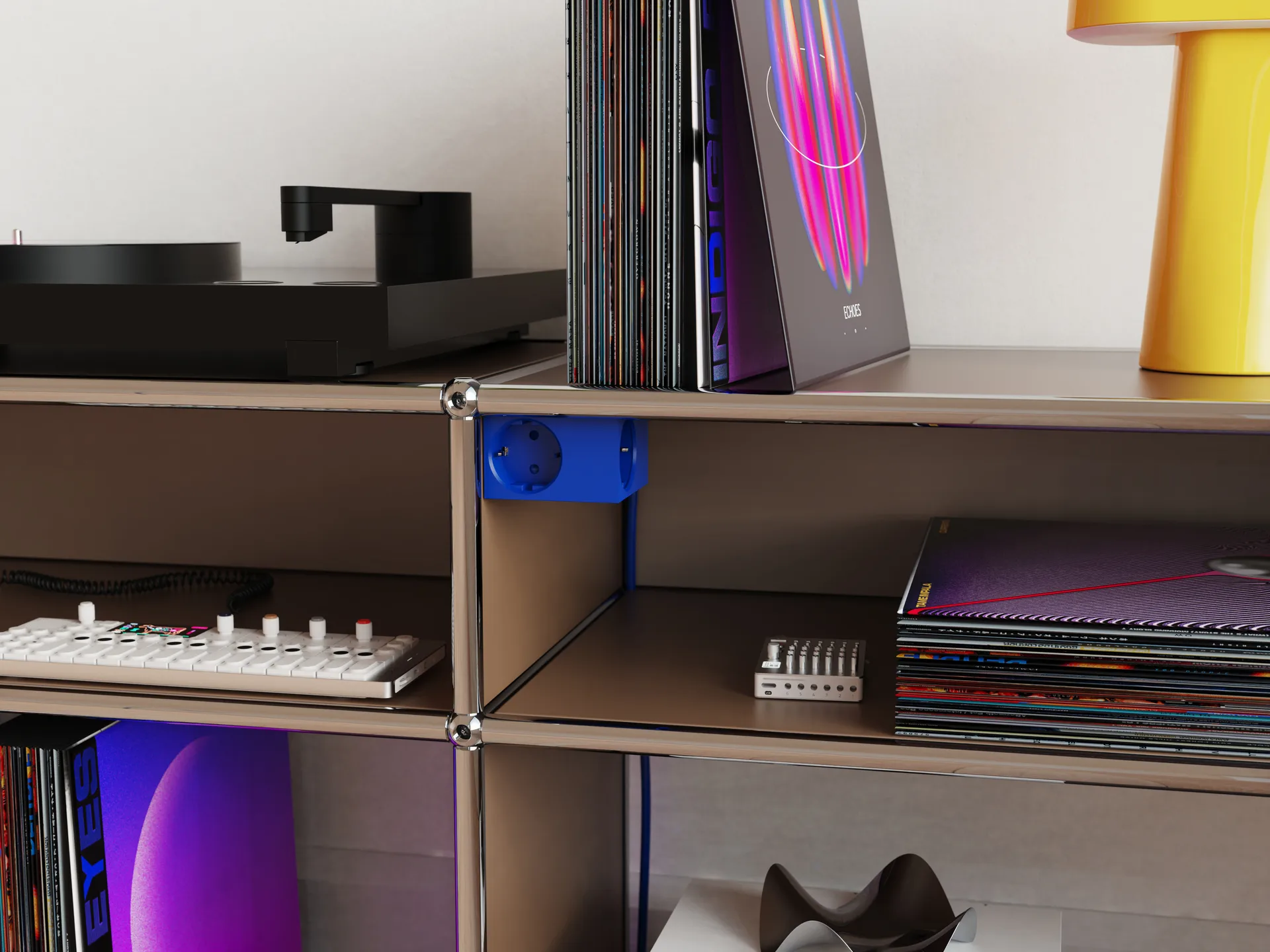 Regleta Cuboid+ con USB-C de 30W y cable de 2 m, Catalina Blue Kord