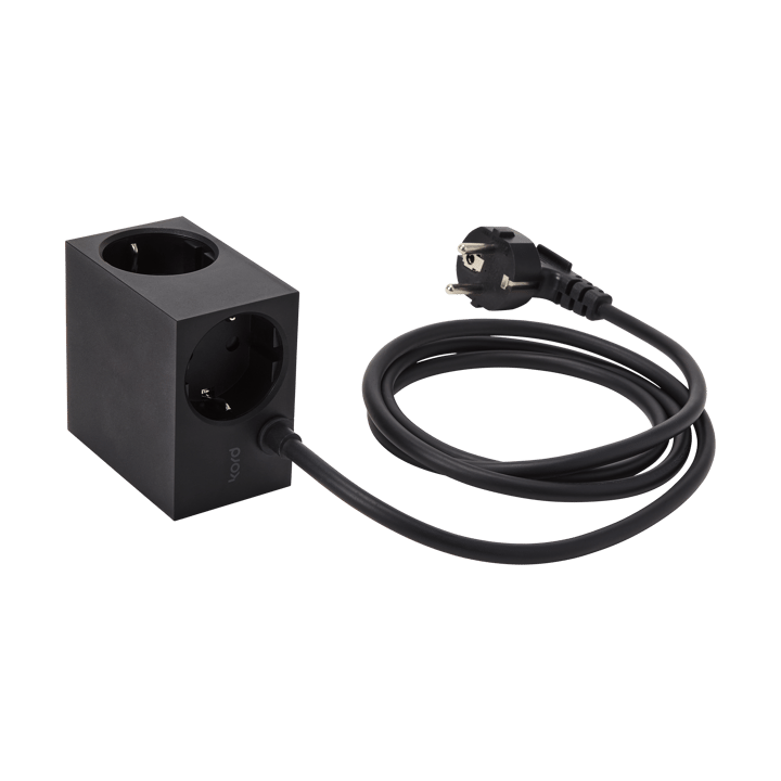 Regleta eléctrica Cuboid 2 m, Black Kord