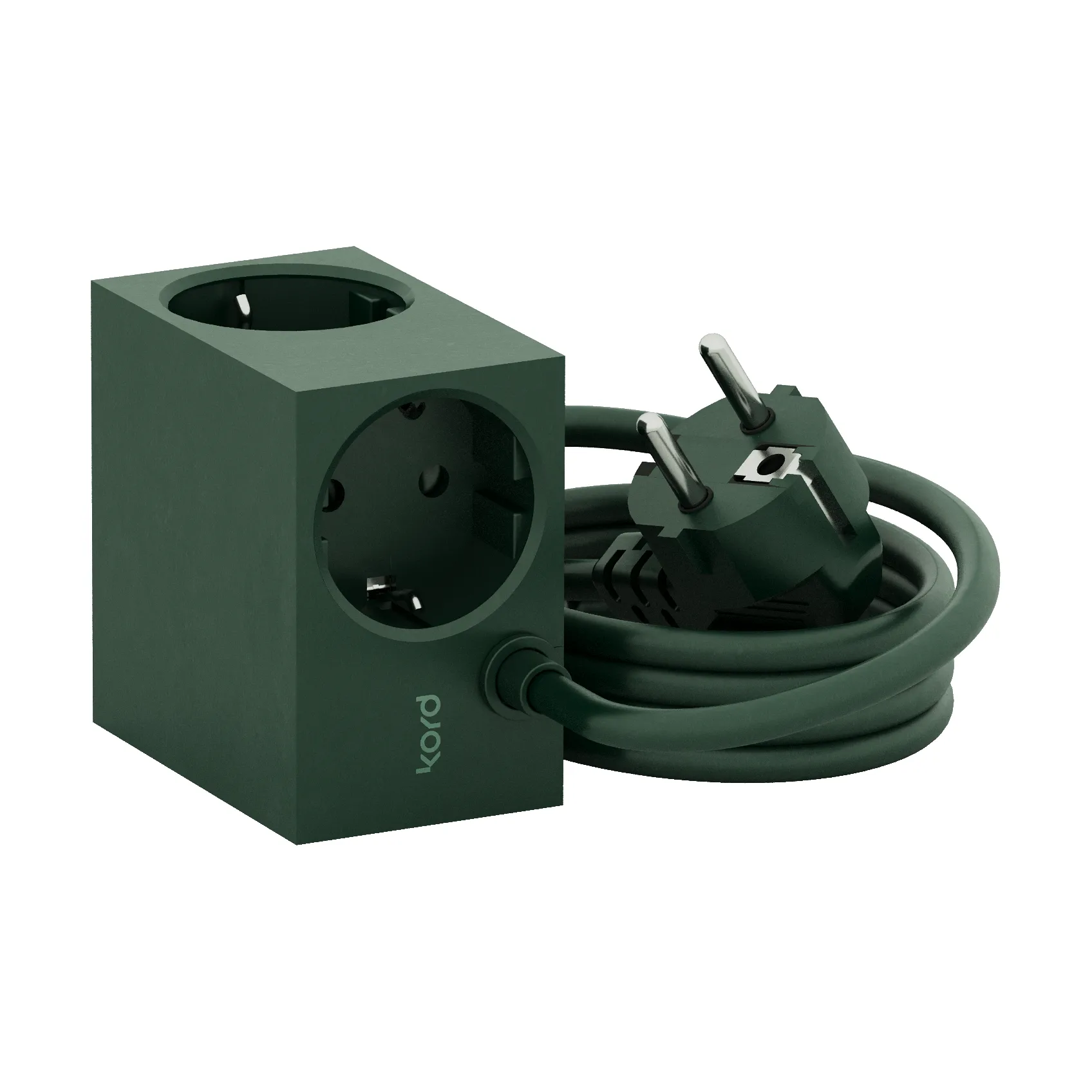 Regleta eléctrica Cuboid 2 m, Dark Green Kord