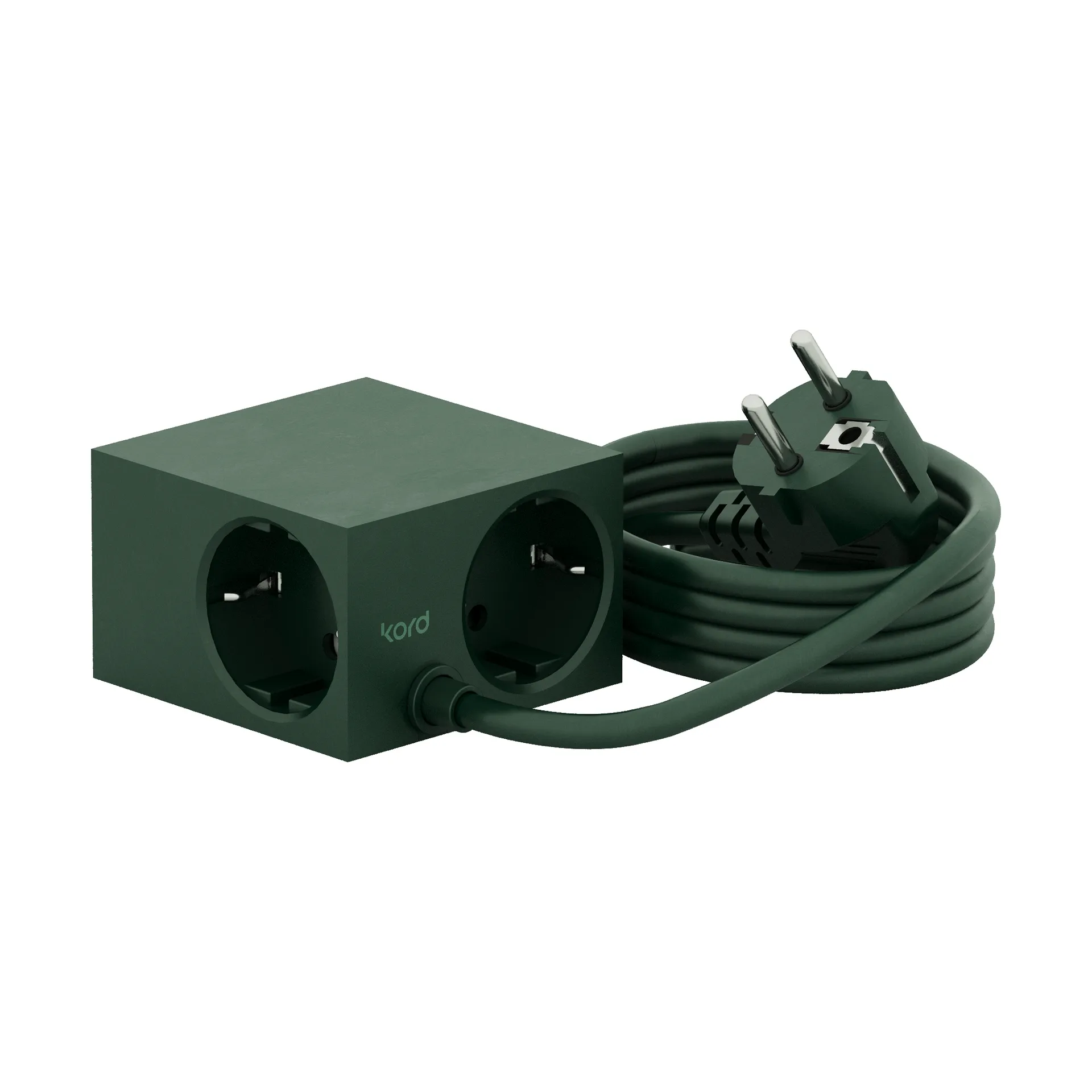 Regleta eléctrica Cuboid 2 m, Dark Green Kord