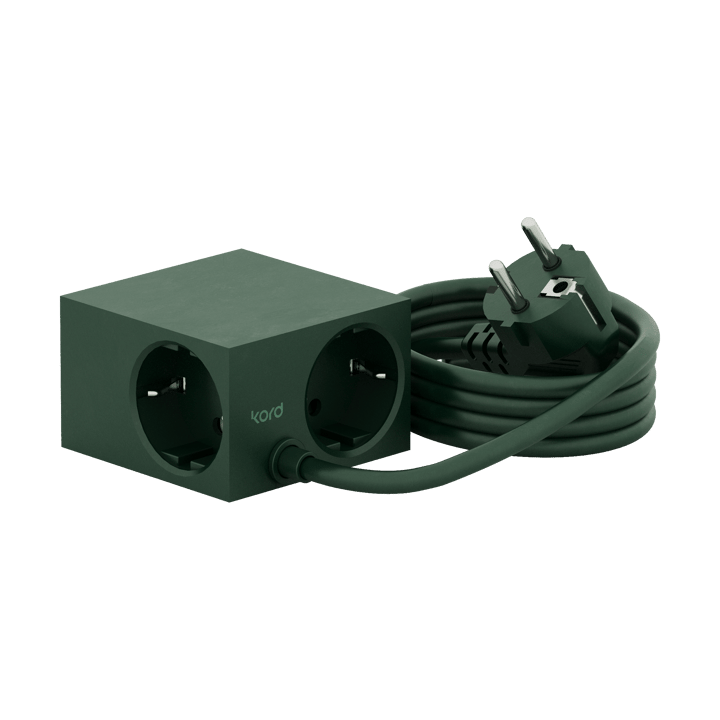 Regleta eléctrica Cuboid 2 m, Dark Green Kord