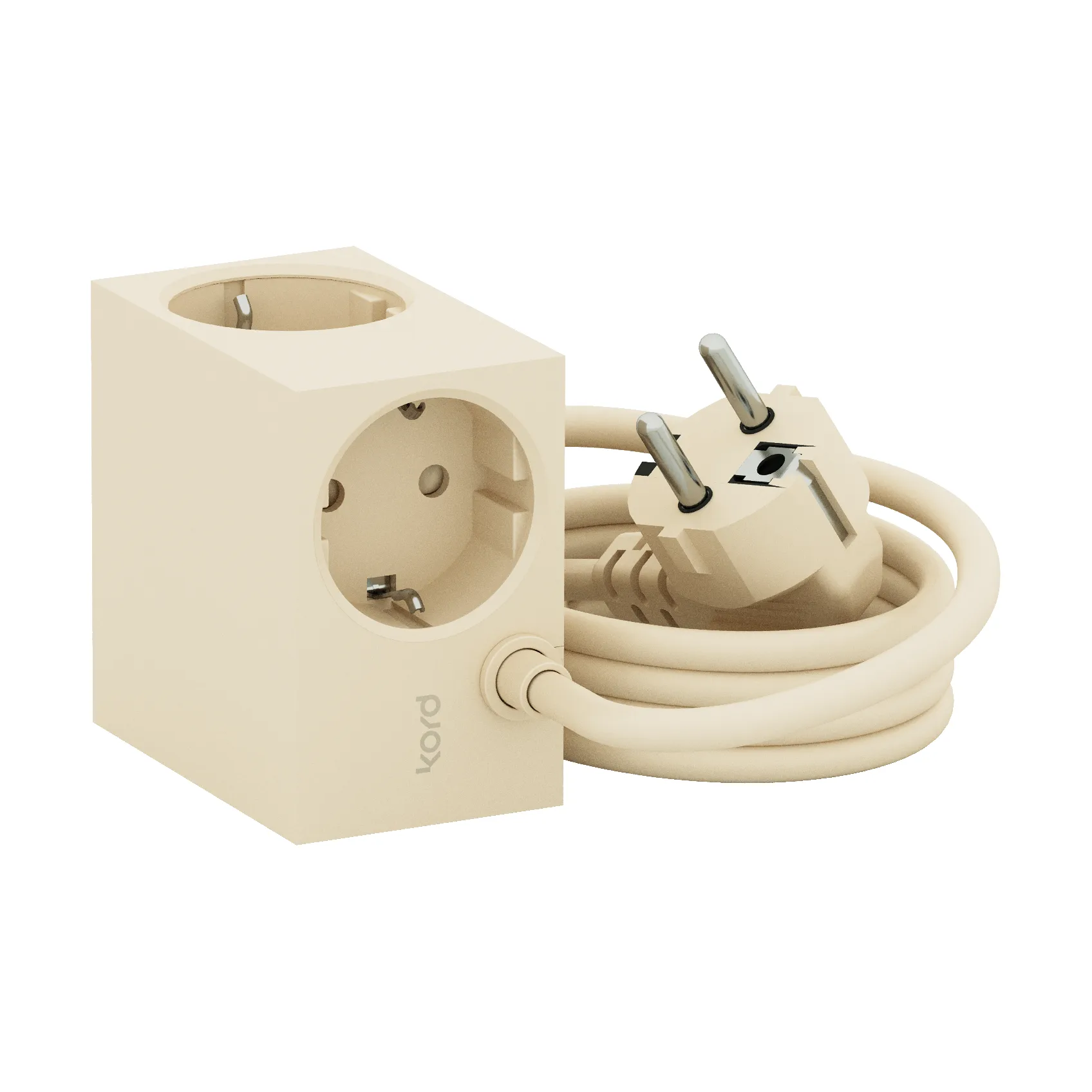 Regleta eléctrica Cuboid 2 m, Pearled Ivory Kord