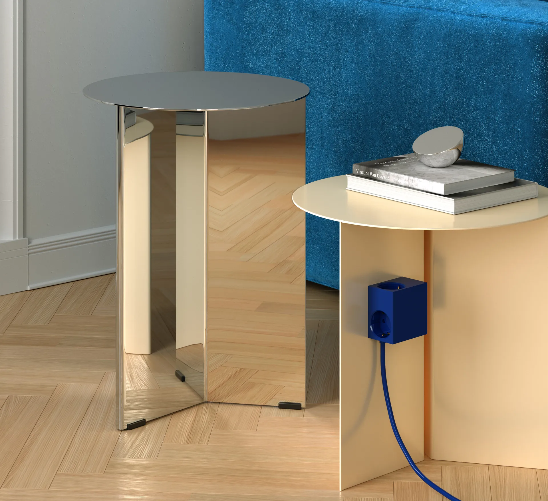 Regleta eléctrica Cuboid+ USB-C 30W 2 m, Catalina Blue Kord