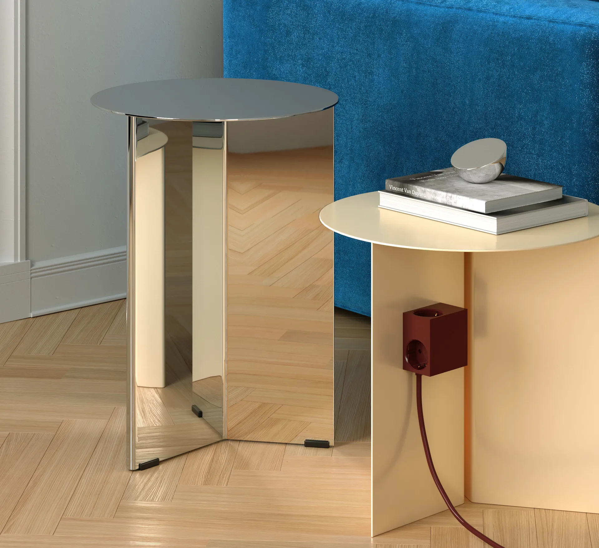 Regleta eléctrica Cuboid+ USB-C 30W 2 m, Fired Brick Kord