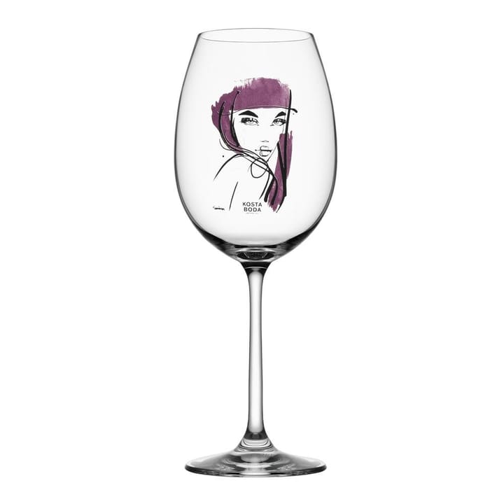 2 Copas de vino All About You 52 cl, púrpura Kosta Boda