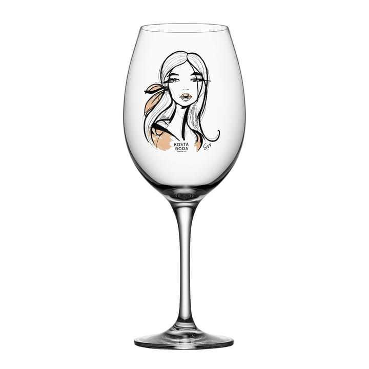 2 Copas de vino All About You 52 cl, Wait for her (dusty pink) Kosta Boda