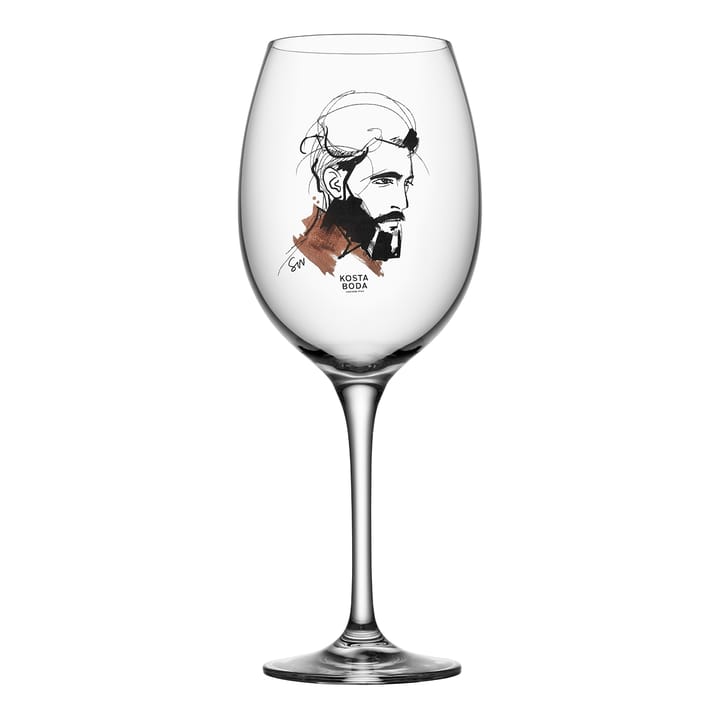 2 Copas de vino All About You 52 cl, Wait for him (deep purple) Kosta Boda