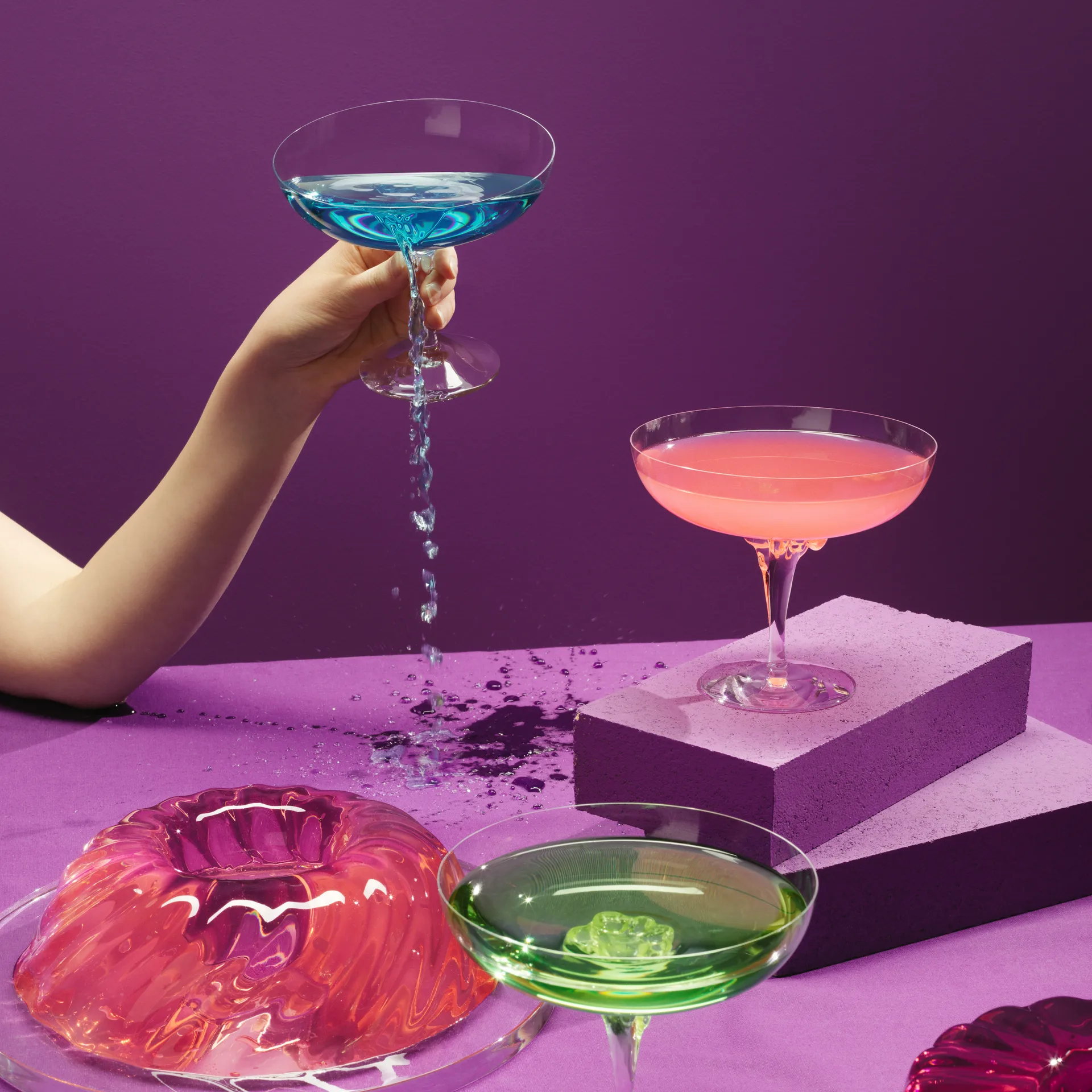 2 Copas Sugar Dandy 32 cl, Rosa Kosta Boda