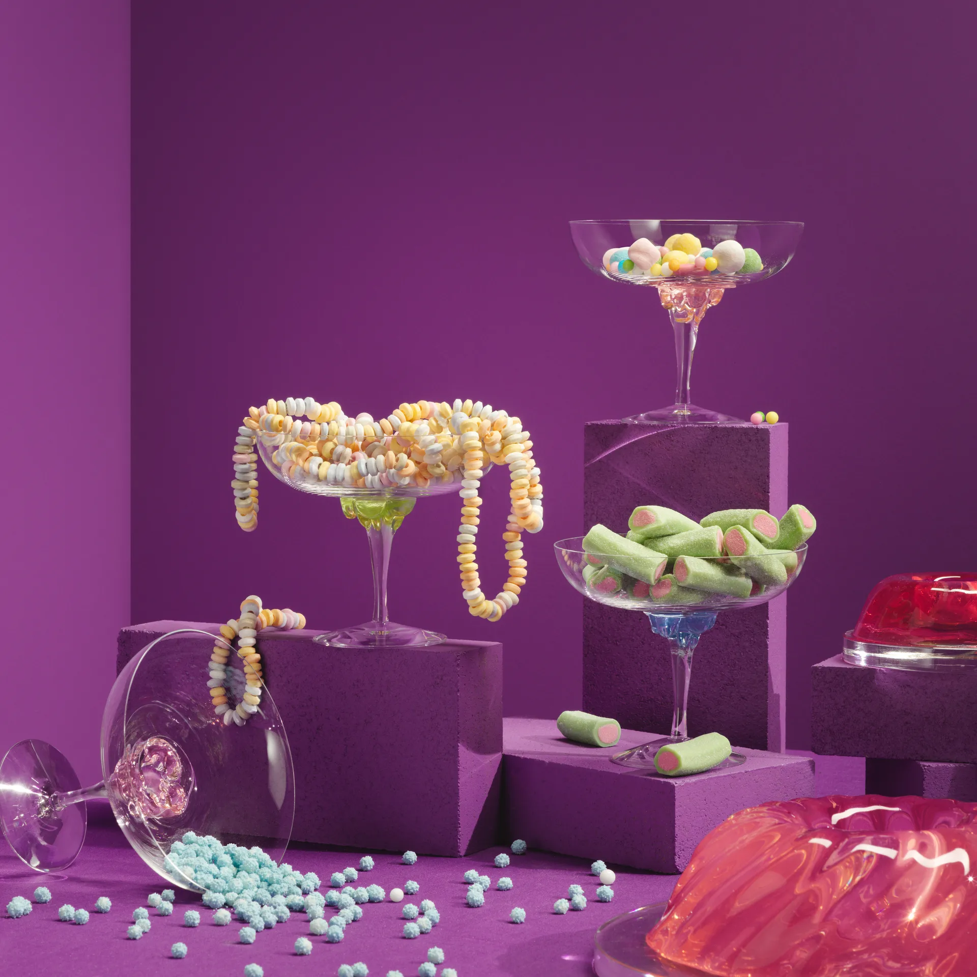 2 Copas Sugar Dandy 32 cl, Rosa Kosta Boda