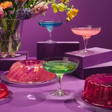 2 Copas Sugar Dandy 32 cl - verde - Kosta Boda