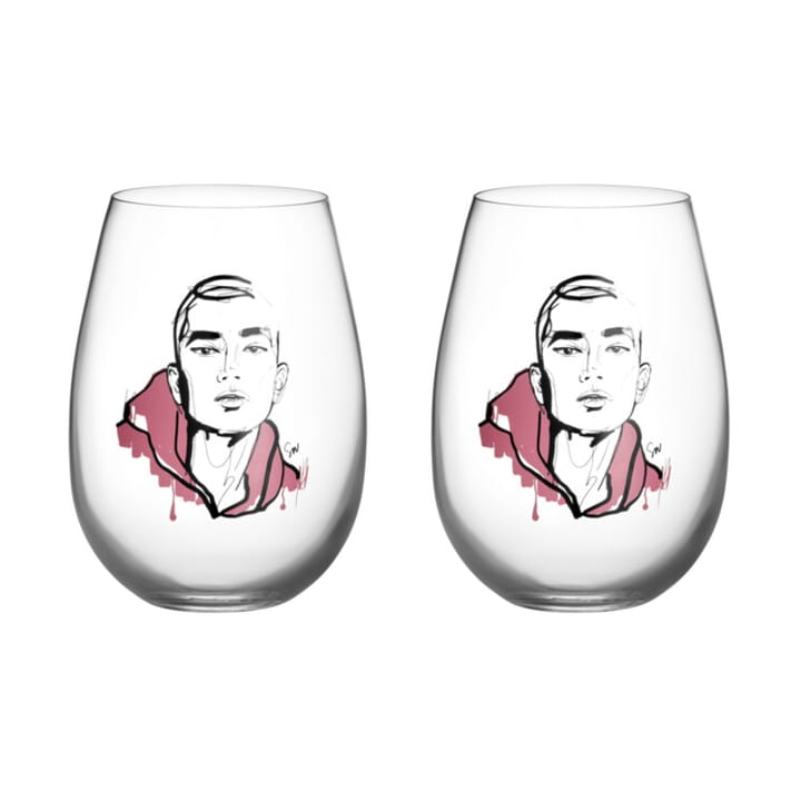 2 Vasos All about you 57 cl - Close to him - Kosta Boda