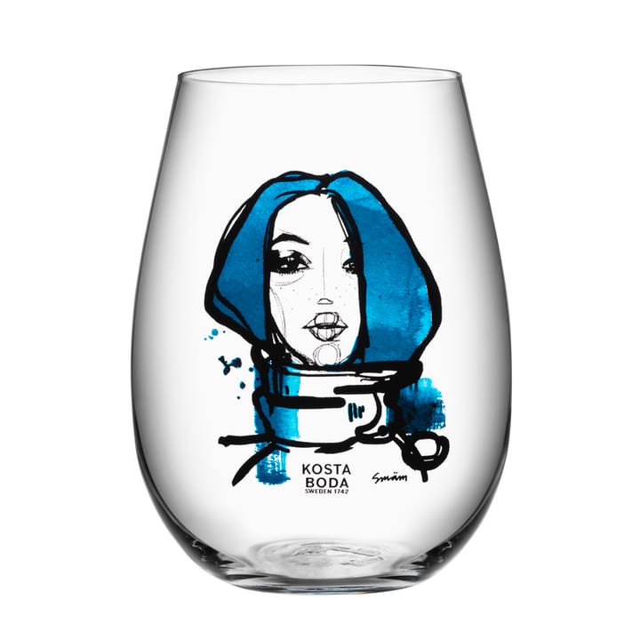 2 Vasos All About You 57 cl, miss you (azul) Kosta Boda