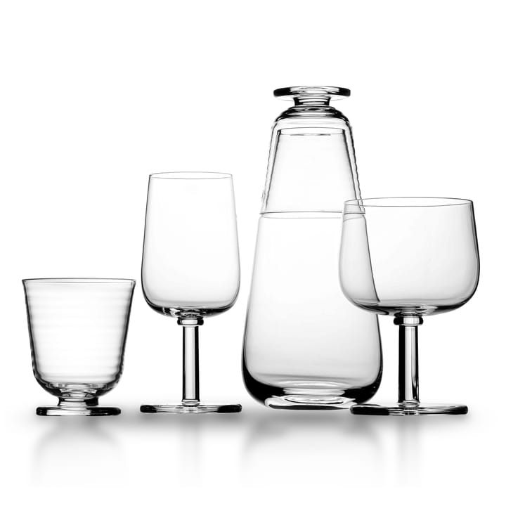 2 Vasos con pie ie Viva 25 cl, Klar Kosta Boda