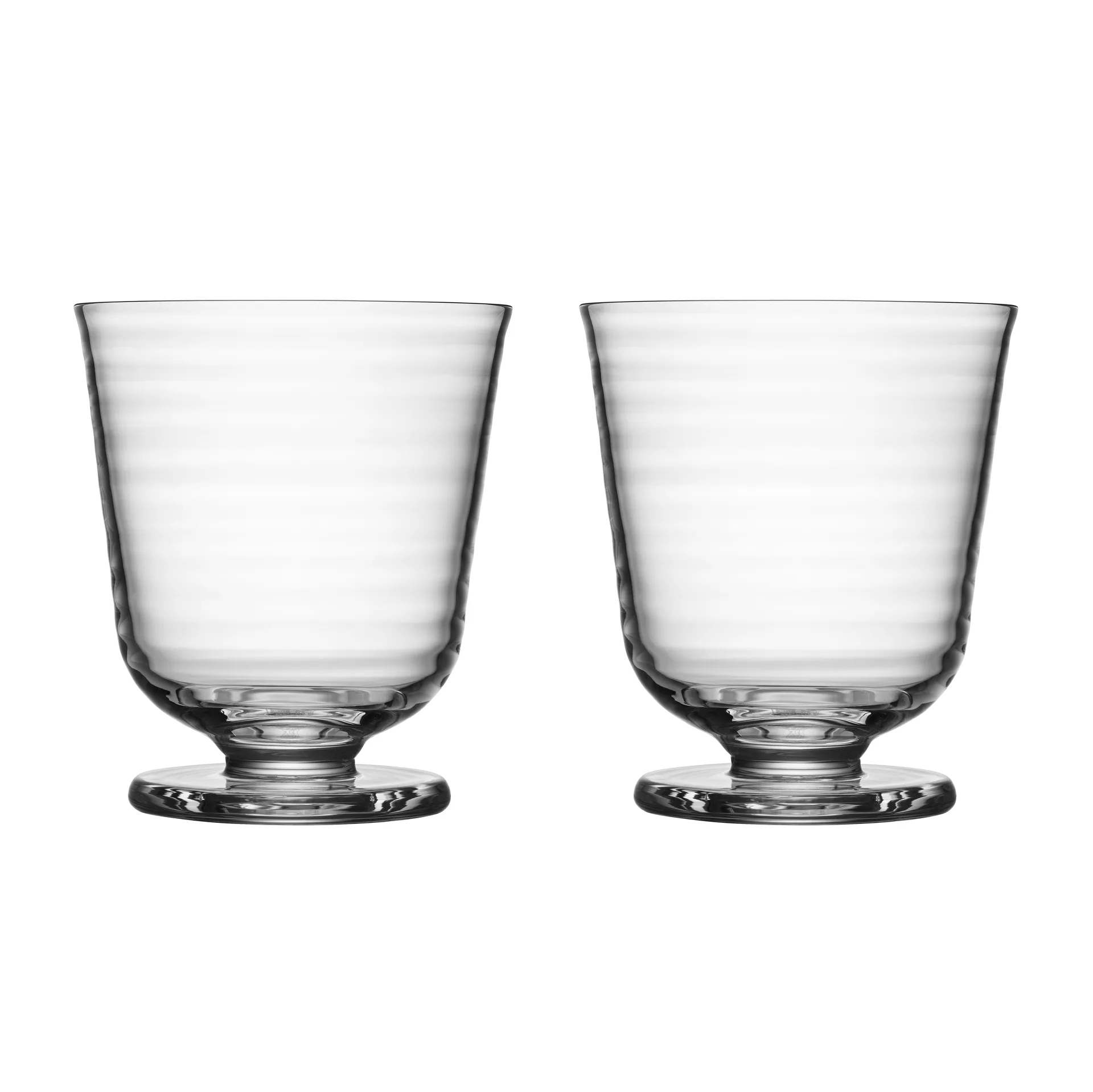 2 Vasos con pie Viva 20 cl, transparente Kosta Boda