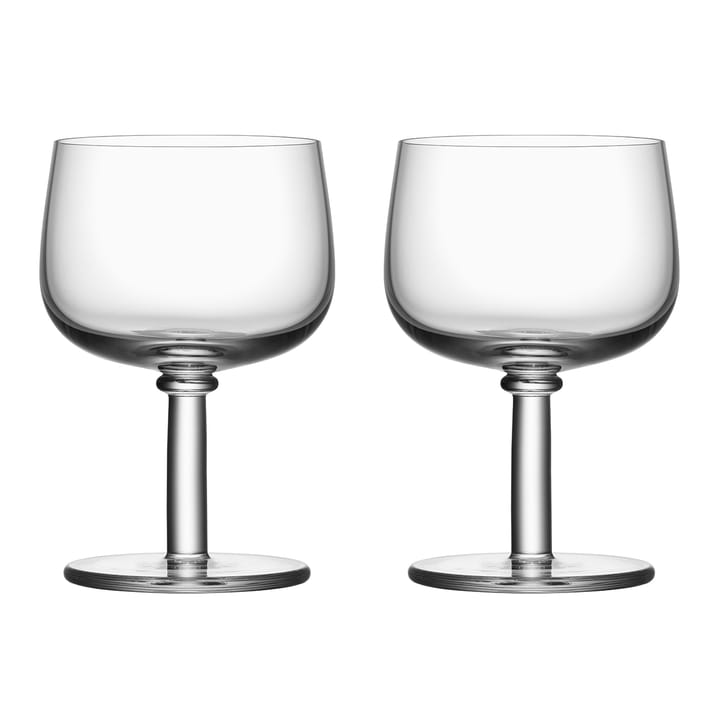 2 Vasos con pie Viva 35 cl - transparente - Kosta Boda