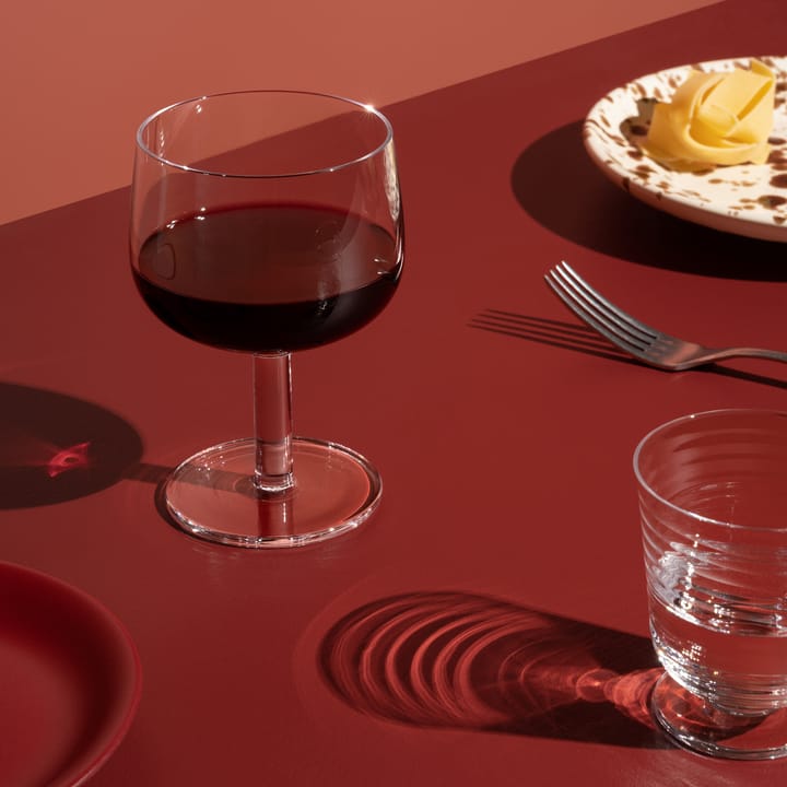 2 Vasos con pie Viva 35 cl, transparente Kosta Boda