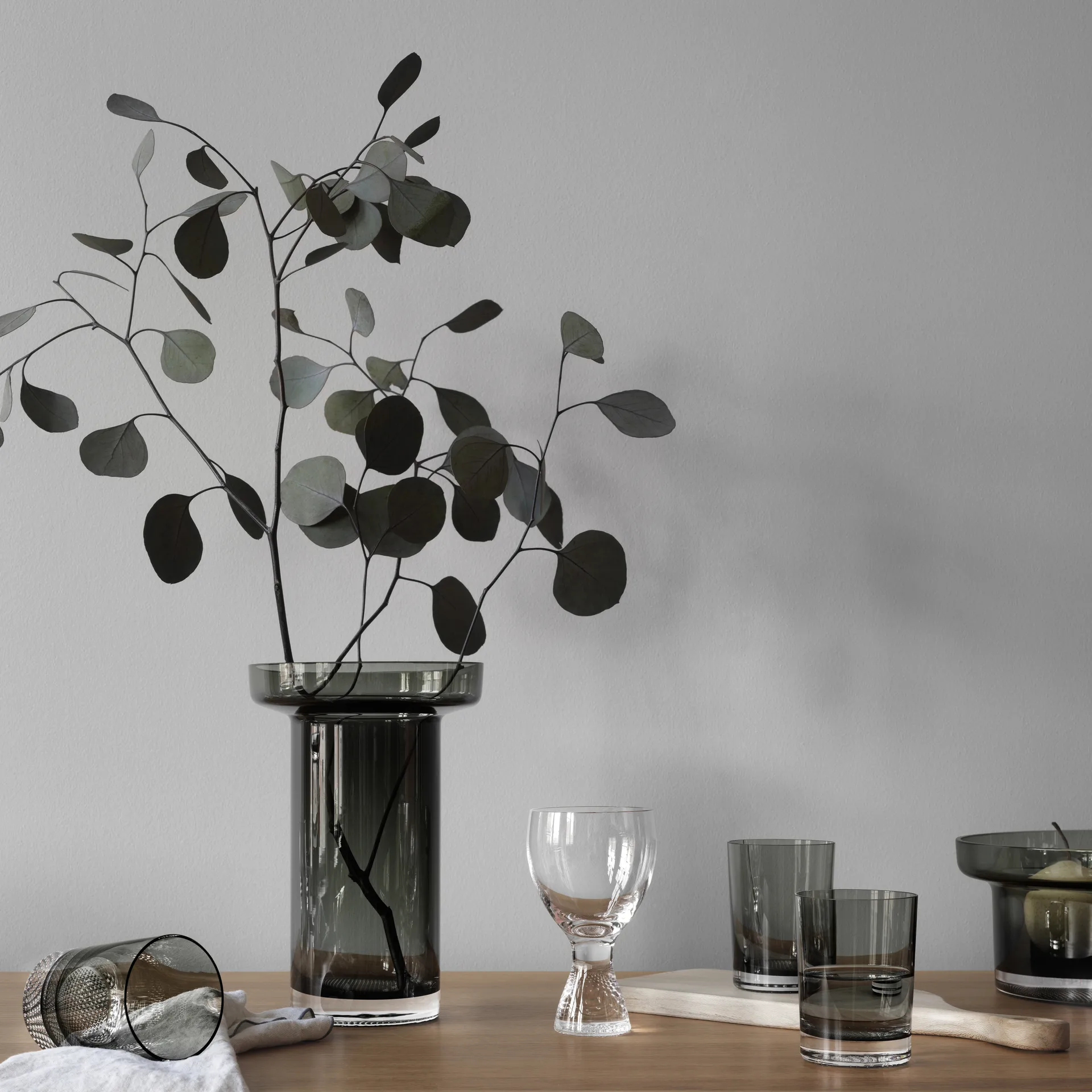 2 Vasos Limelight 22 cl, Gris Kosta Boda