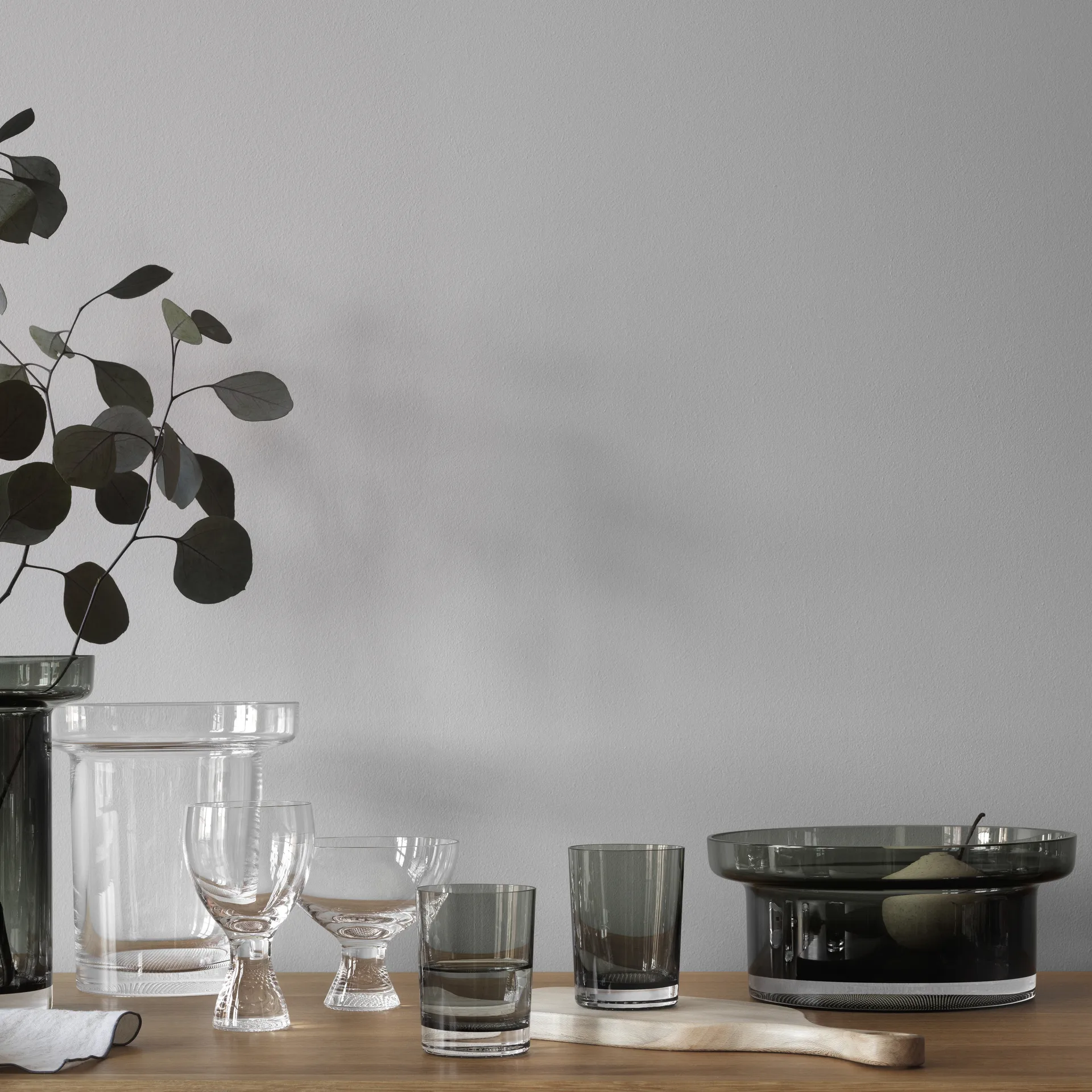 2 Vasos Limelight 22 cl, Gris Kosta Boda