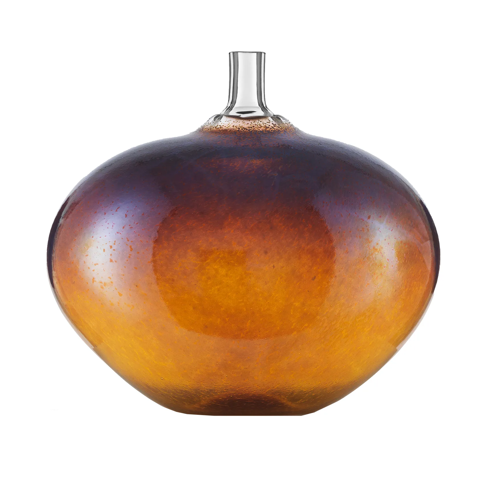 Escultura de vidrio BV Beans AC-20, Marrón dorado Kosta Boda