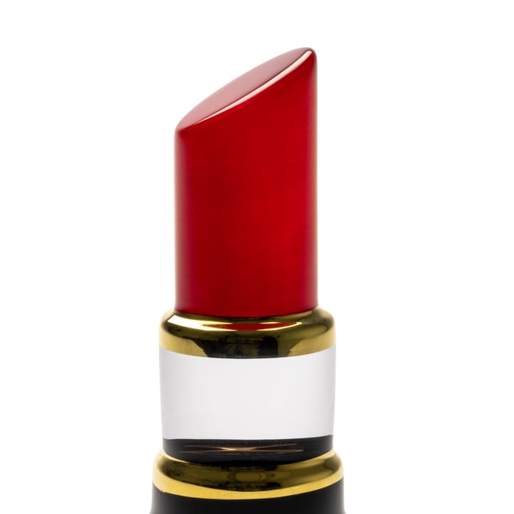 Escultura Make Up pintalabios 13,3 cm, Rojo amapola Kosta Boda